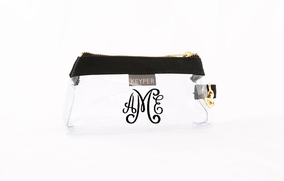 Black Stadium Approved Clear Bag