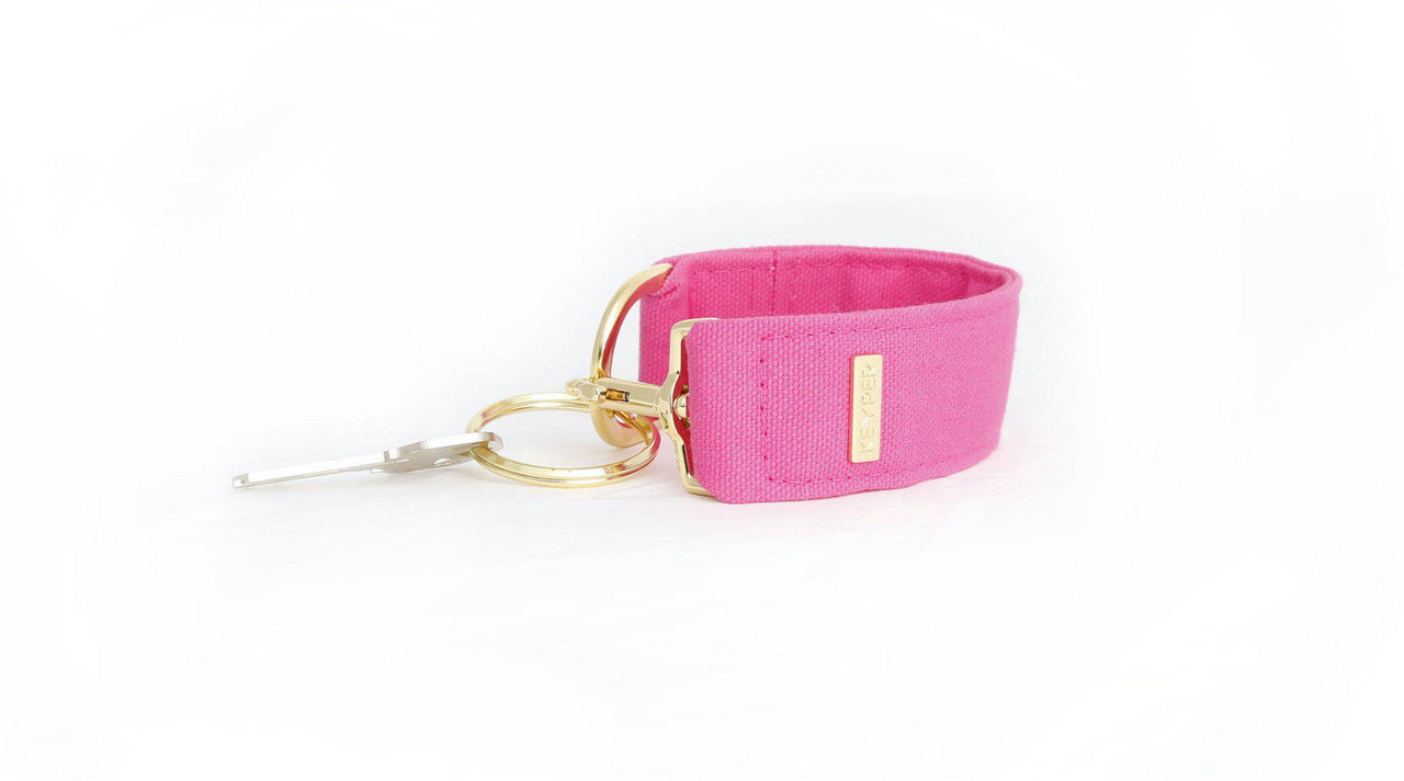 Pink CLASSIC CANVAS KEYPER® key ring