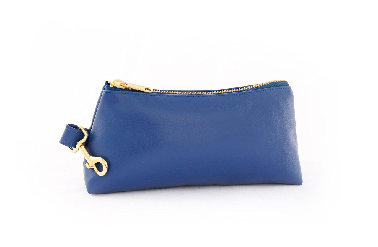 Royal Blue Vegan Leather Bag
