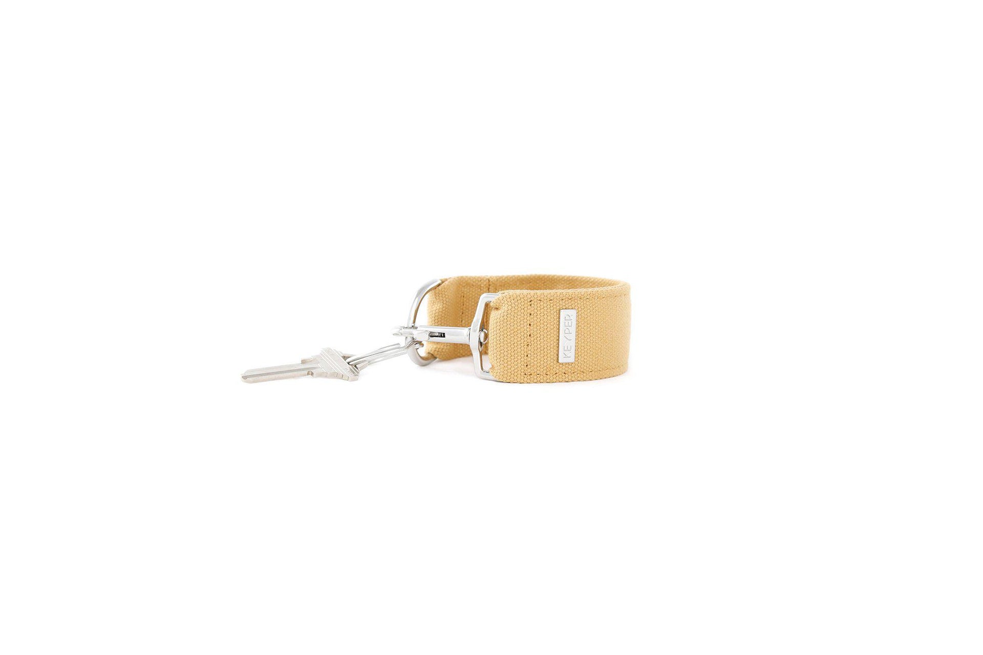 Beige canvas key ring by KEYPER