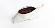 pouch, clutch purse, purse organizer, key-purse, faux leather