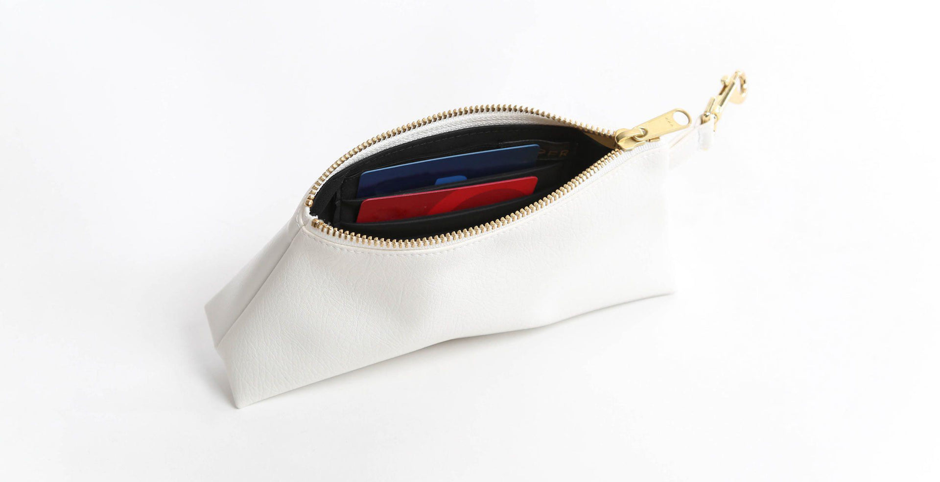 pouch, clutch purse, purse organizer, key-purse, faux leather
