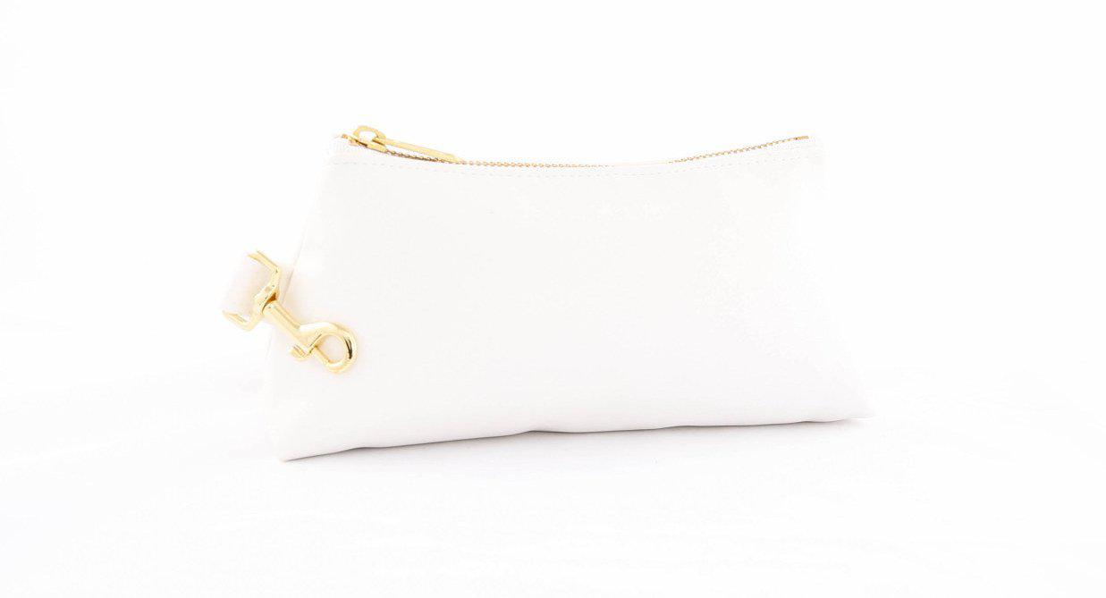 pouch, clutch purse, purse organizer, key-purse, faux leather