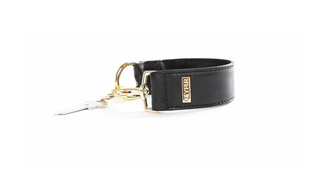 leather, anti-theft keyring bracelet,