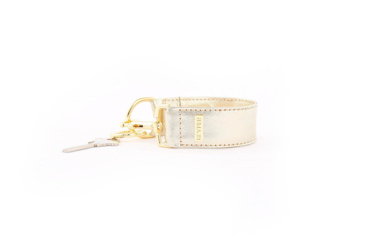 Rich Gold PREMIUM LEATHER KEYPER® key ring