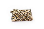 clutch purse, travel purse, key ring bracelet, faux leather (vegan), clear bag pouch, Wristlet Set