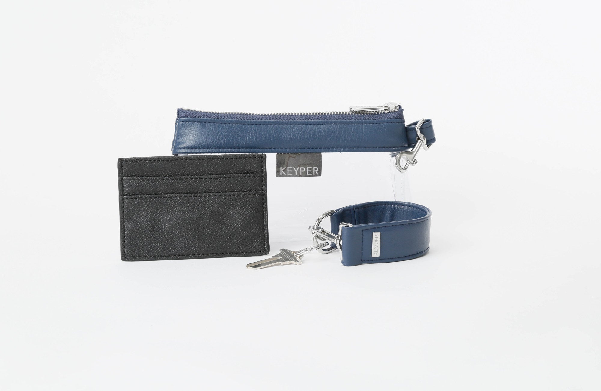 アクセサリー t-style2013 Zaid Metal and Leather Triple Strand Secure Clasp Bracelet by