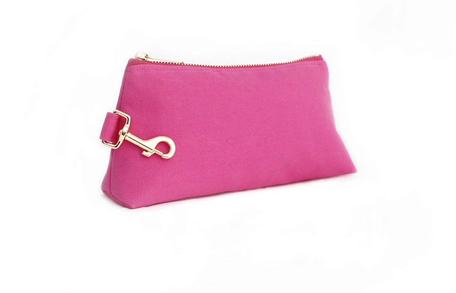 clutch purse, travel purse, key ring bracelet, canvas, duck cotton, clear bag pouch, Wristlet Set