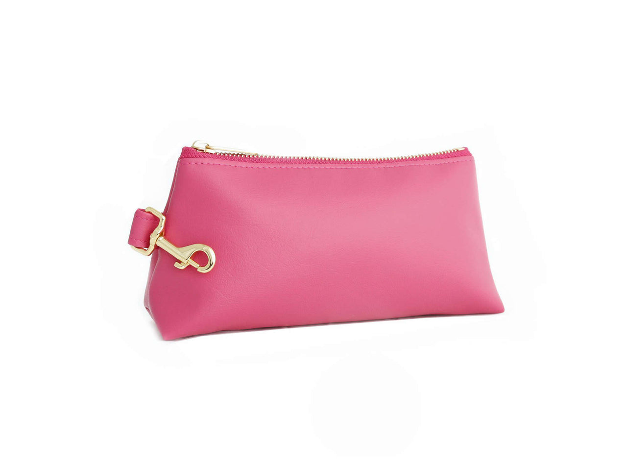 Bright Pink Vegan Leather Bag