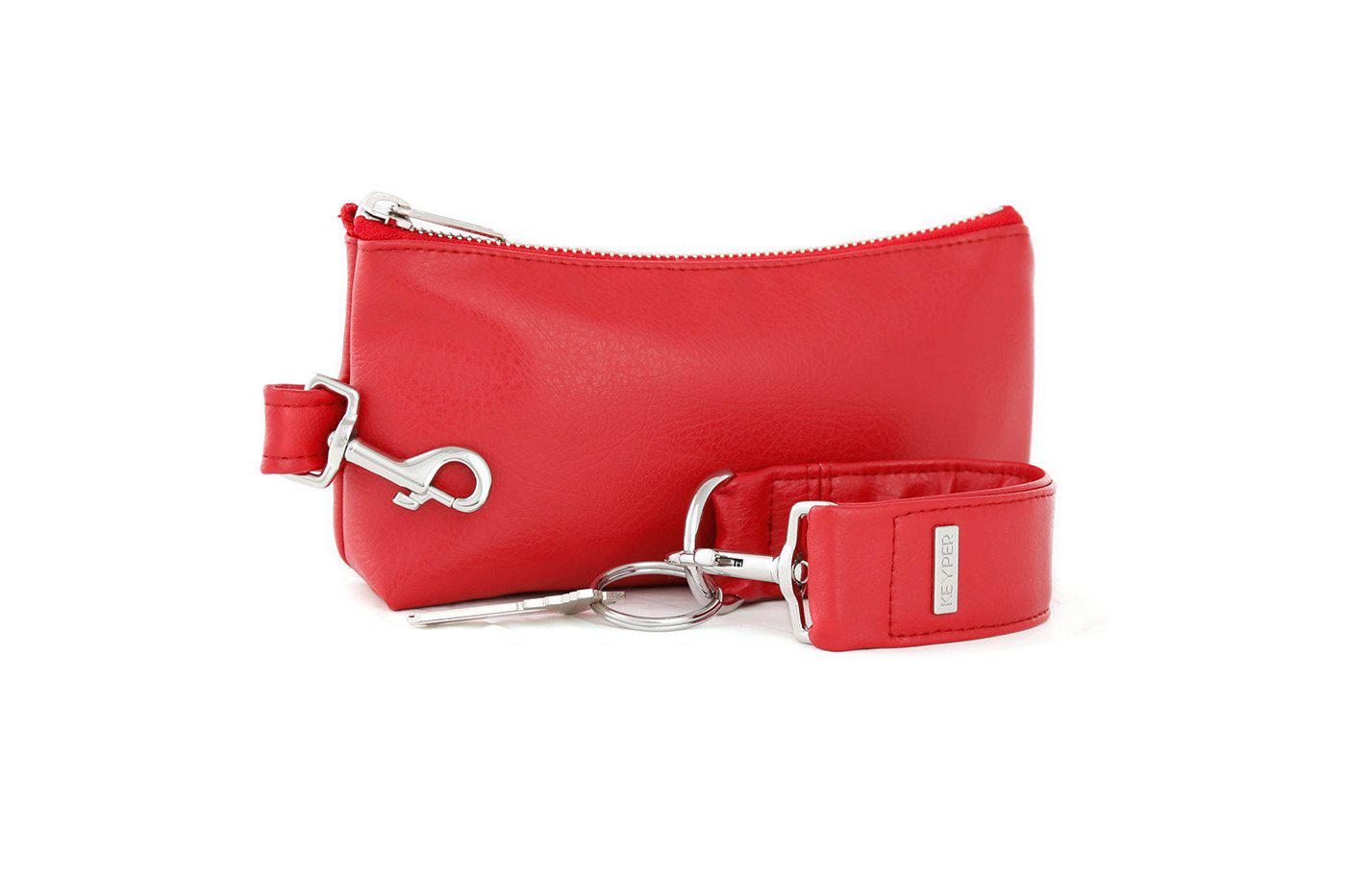 Perfect Red Vegan Leather 2-PIECE WRISTLET SET