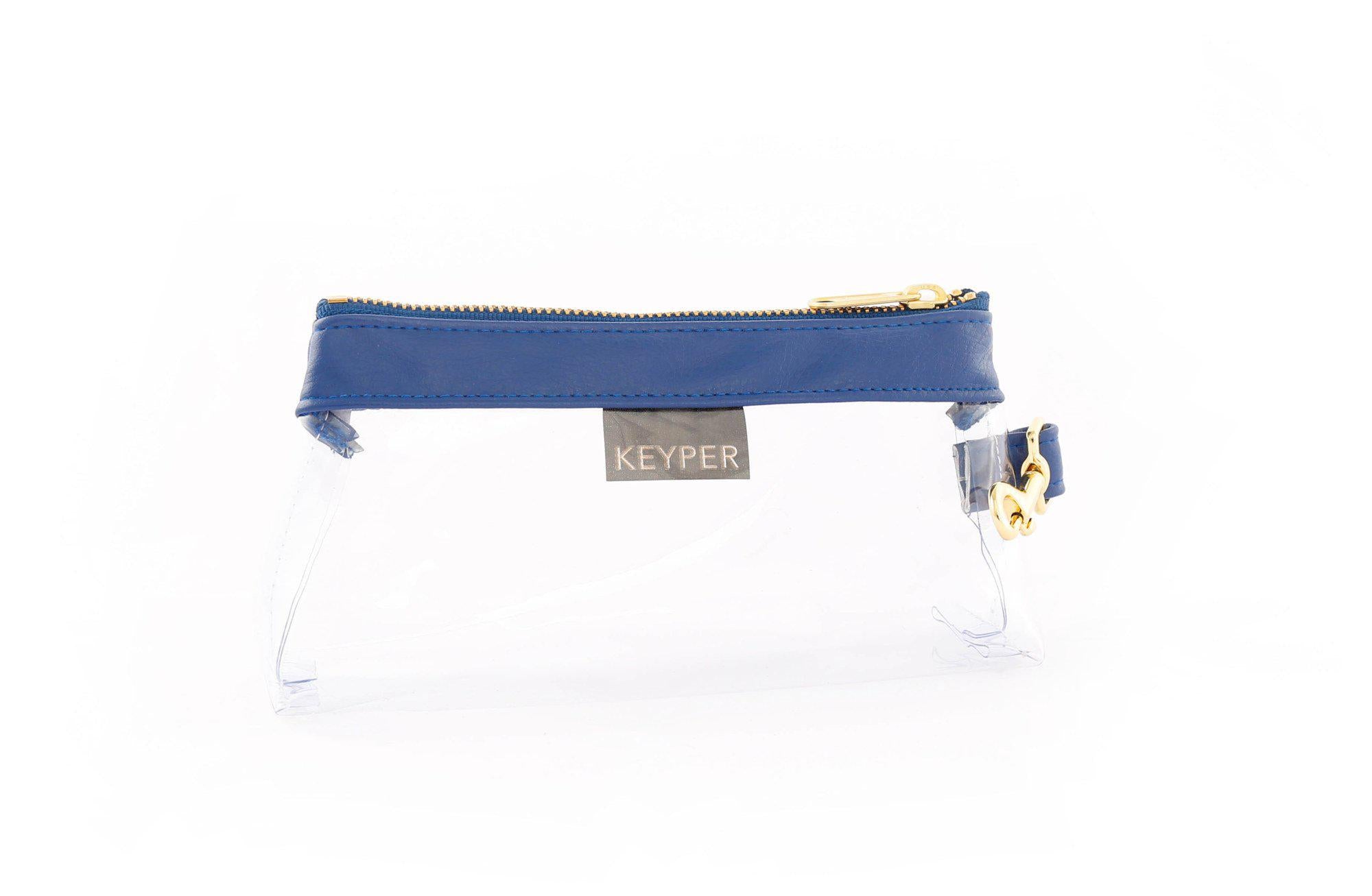 Blue clear clearance purse