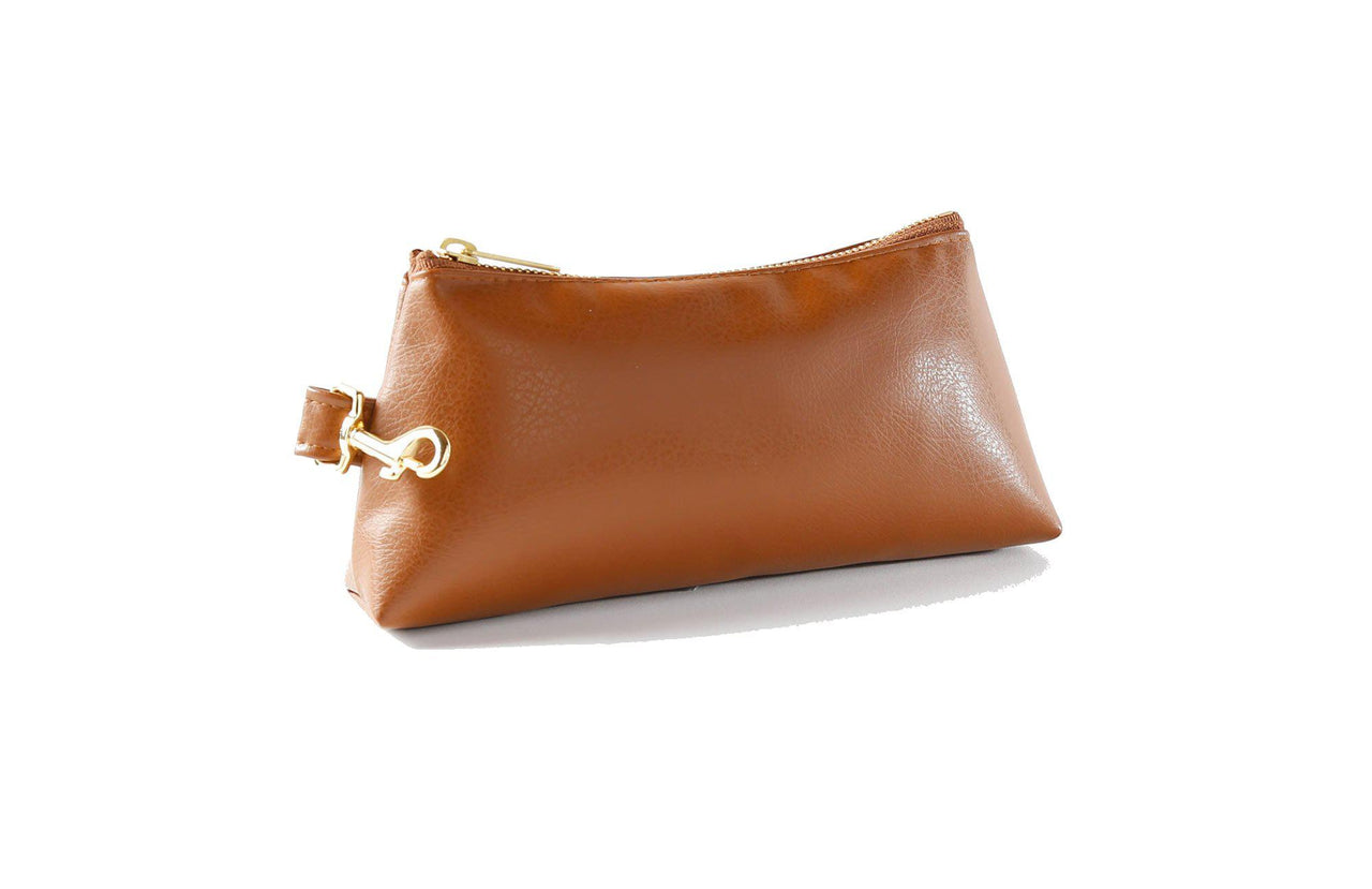 Saddle Brown Vegan Leather Bag