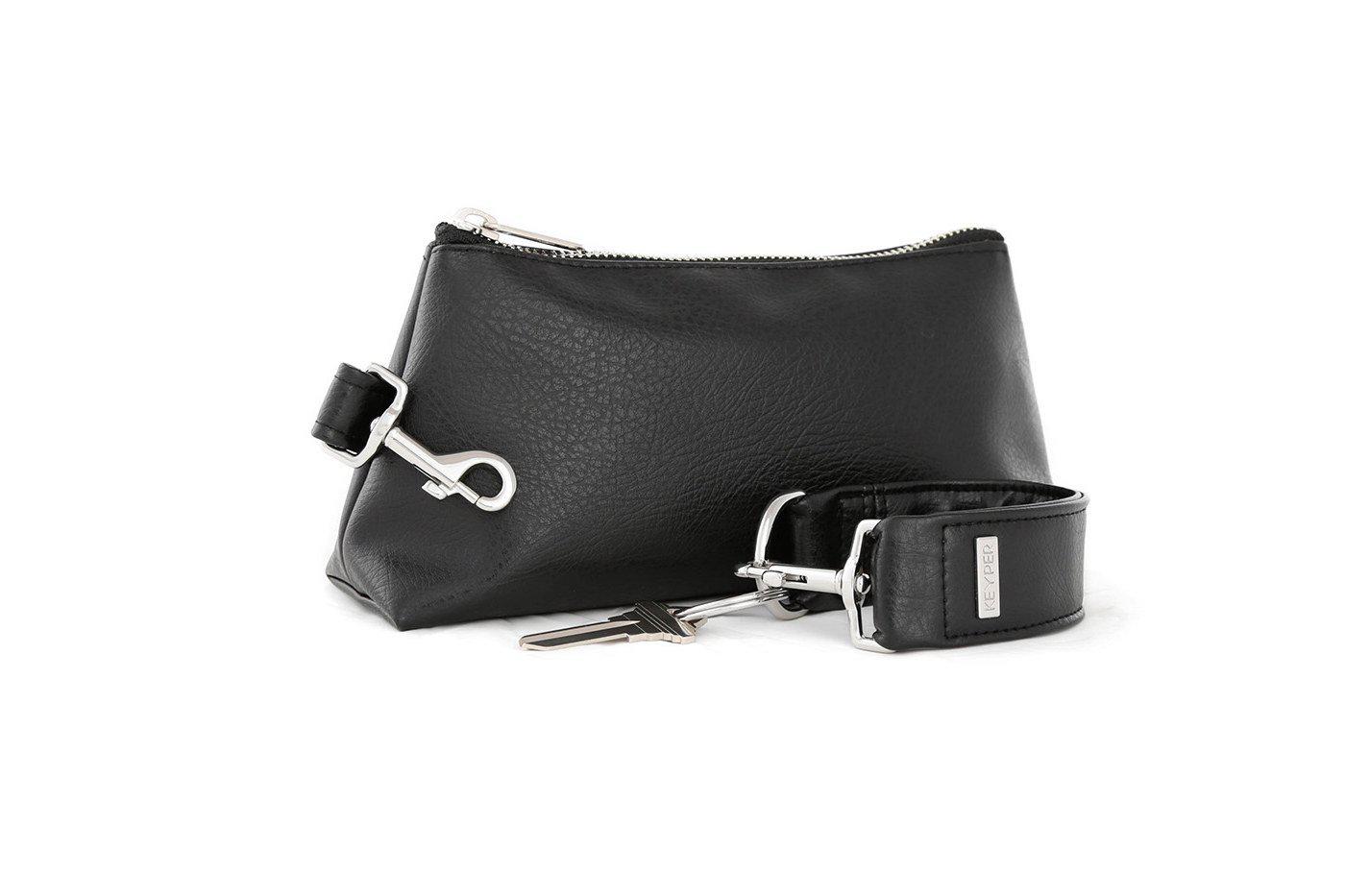 Genuine Leather Fanny Pack Multi Zippered Waist Bag Hip Belt Purse Black  Pouch | eBay