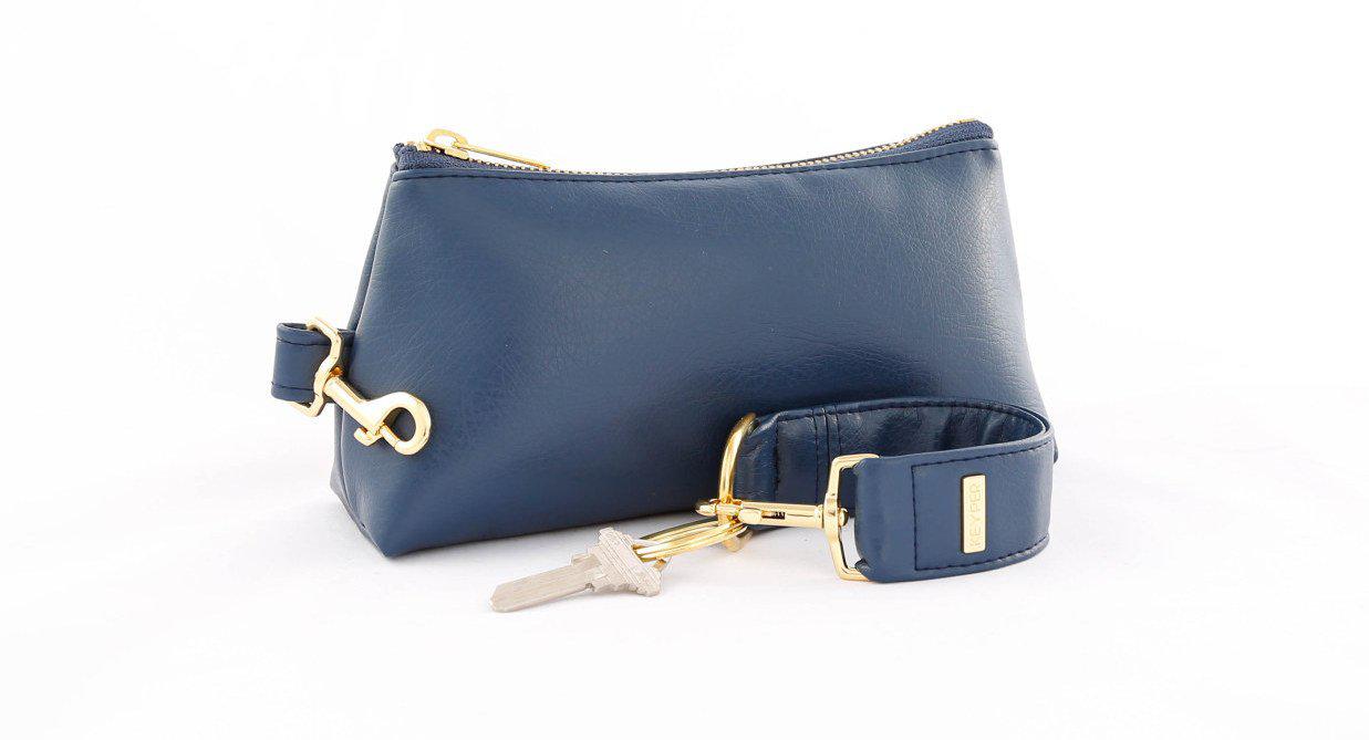 clutch purse, travel purse, key ring bracelet, faux leather (vegan), pouch, Wristlet Set