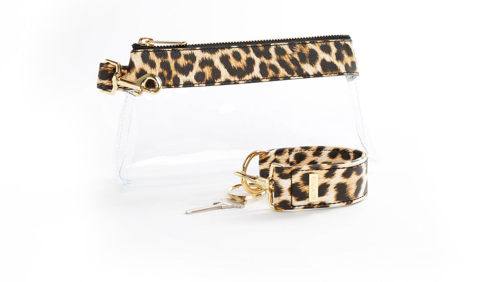 2Piece Clear Wristlet Set