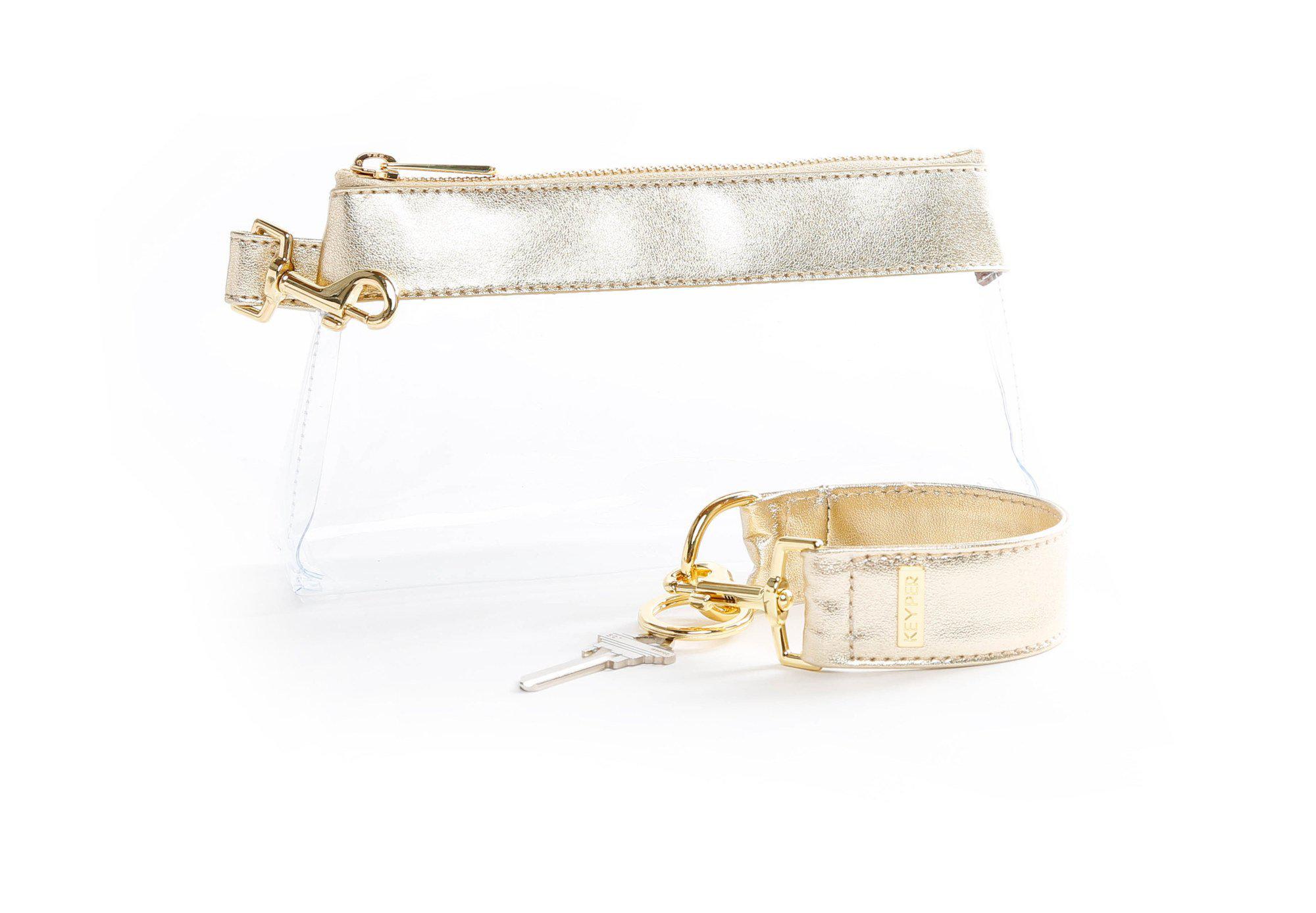 Gold hotsell wristlet purse