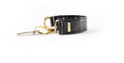 key ring, key purse, purse organizer, faux leather, classic black signature keyper