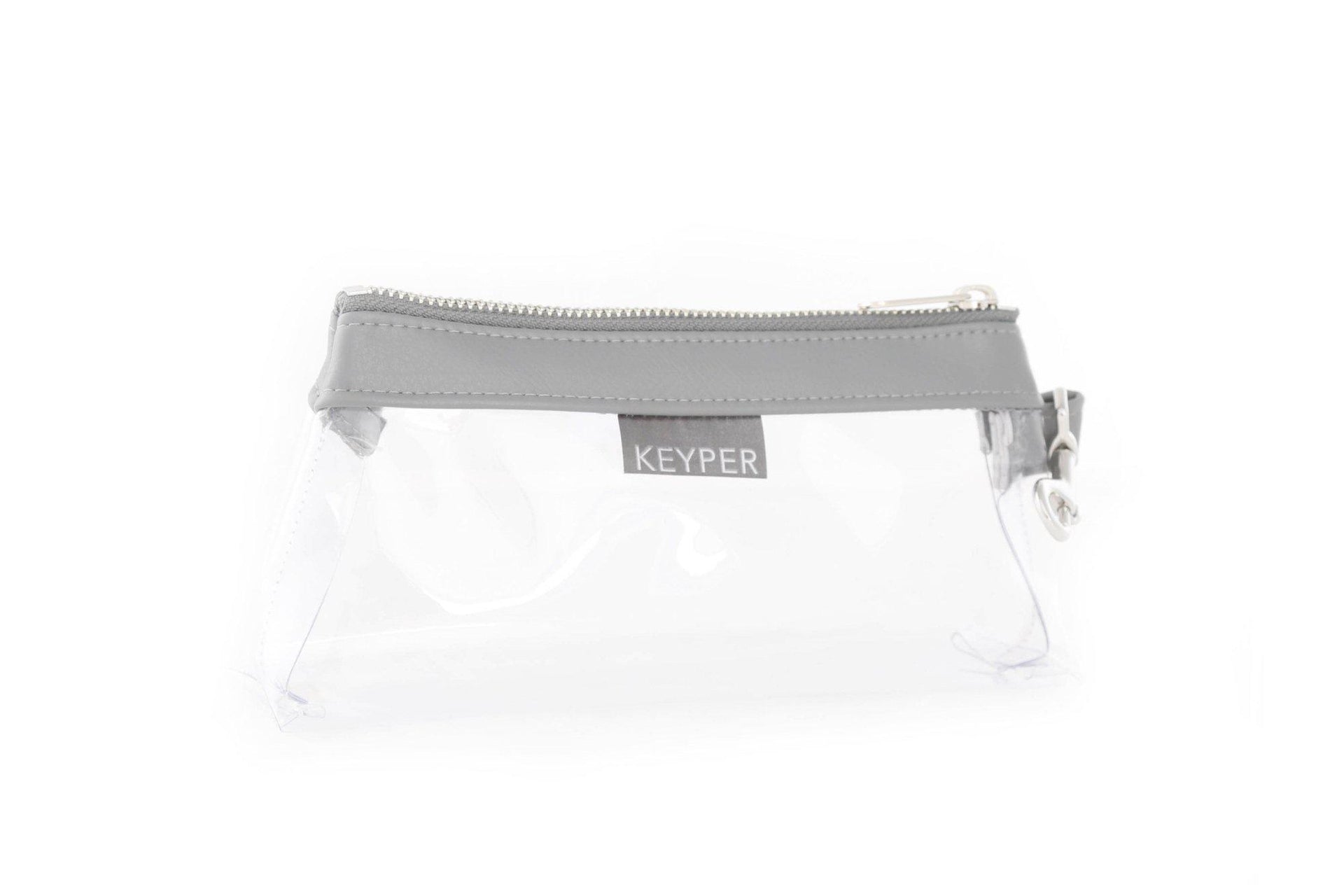  clutch purse, travel purse, key ring bracelet, faux leather (vegan), clear bag pouch, Wristlet Set